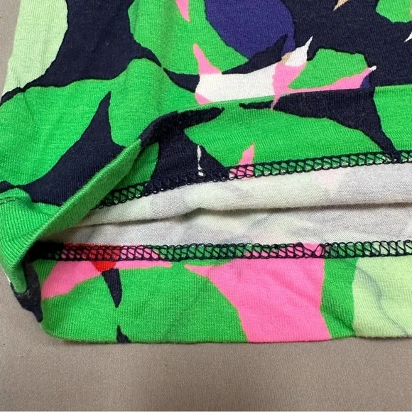 GAP colorful green navy pink soft and stretchy dress, XS. - Picture 3 of 8